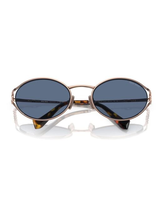 【送料&関税込】Miu Miu 0mu 52ys Zvf1v1 Oro Rosa Sunglasses Miu Miu MU 52YS ZVF1V1 Sunglasses - US
