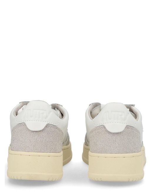 Autry Natural Medalist Low Sneaker Cow Leather Trainers