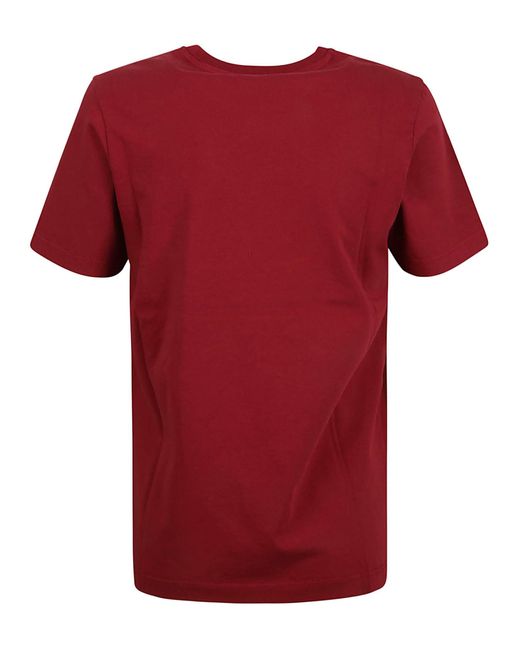 Maison Kitsuné Red Fox Head Patch Regular T-Shirt