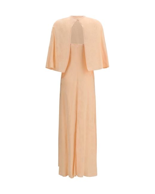 Forte_forte Natural Bouquet Jacquard Long Dress Viscose