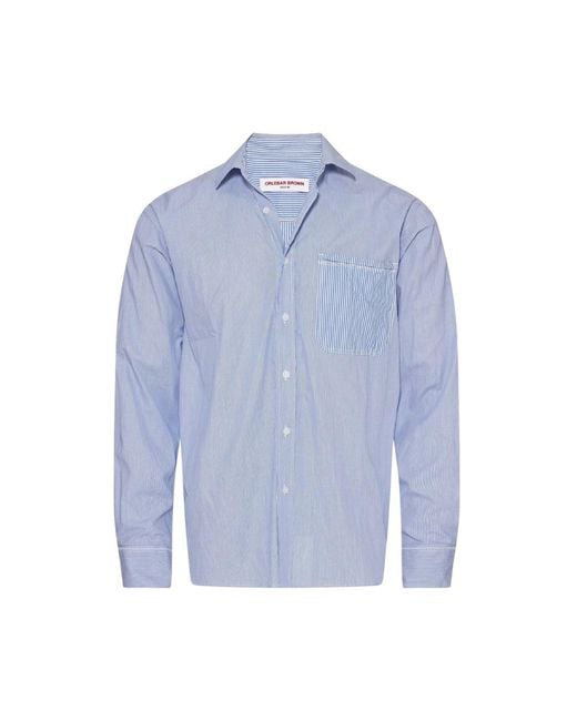 Orlebar Brown Blue Grasmoor Classic Stripe-277039-Signal- Clothing for men