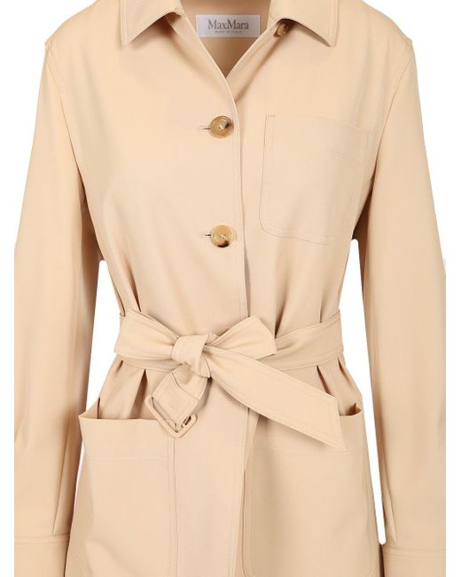 Max Mara Natural Short Safari Jacket
