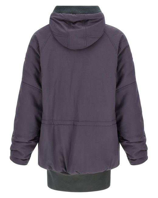 Magliano Blue 3-4 Kenny Parka Virgin Wool Down Jacket, Parka, Casual Jackets for men