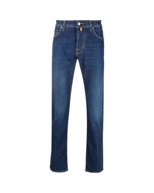 Jacob Cohen Blue Bard Regular Slim Fit Jeans for men
