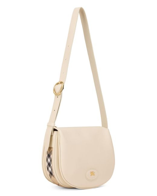 Burberry Natural Shoulder Bag Tavistock Leather Calfskin