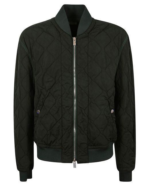 Burberry Quilted Bomber in Black for Men Lyst UK