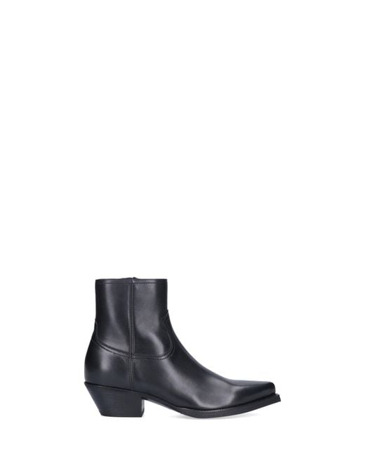 Saint Laurent Black "lukas" Zip Boots for men