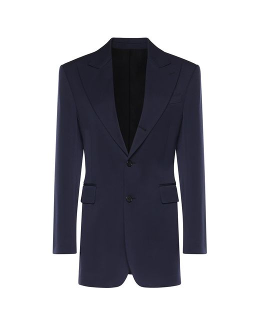 Céline Blue Jackets Virgin Wool