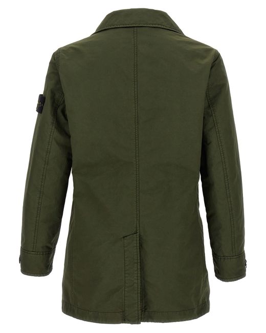 Stone Island Green 'David-Tc' Jacket for men