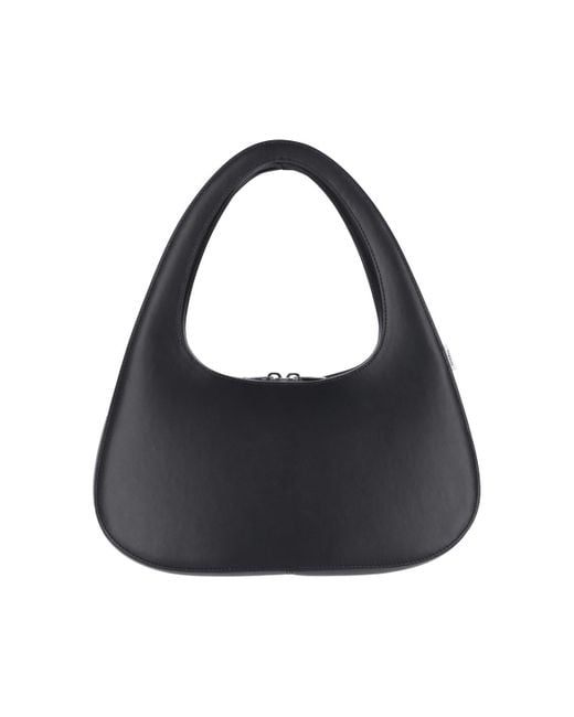 Coperni Black Swipe Baguette Large Bag