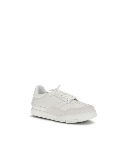 Givenchy White Calf Leather Bos Taurus Low Top Sneakers for men