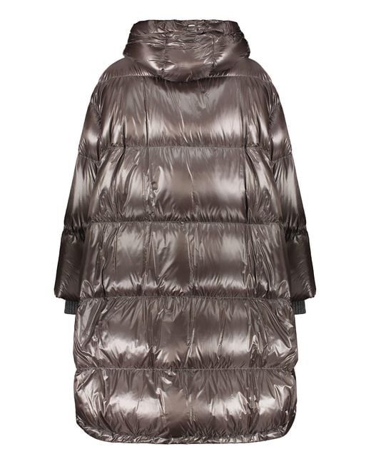 Herno Gray Nylon Down Jacket