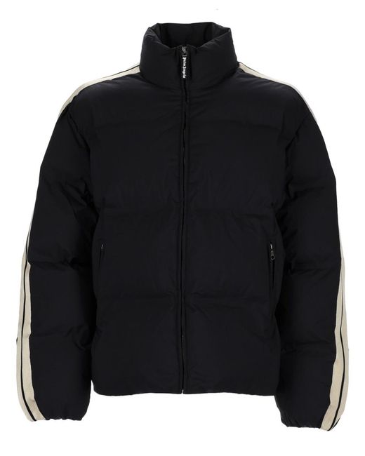 Palm Angels Black Logo Jacket Polyamide for men