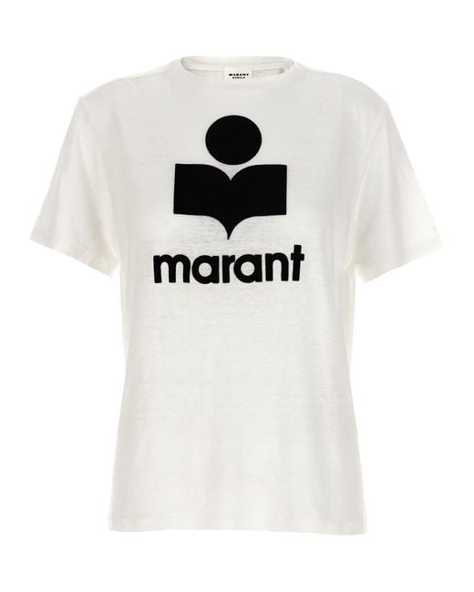 MARANT ETOILE Zewel T-shirt in White | Lyst