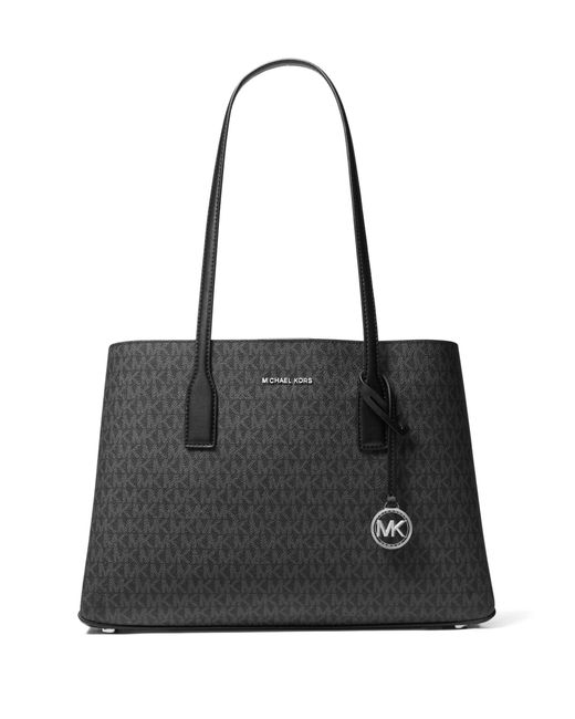 Michael Kors Black Ruthie Medium Tote Bag With Logo