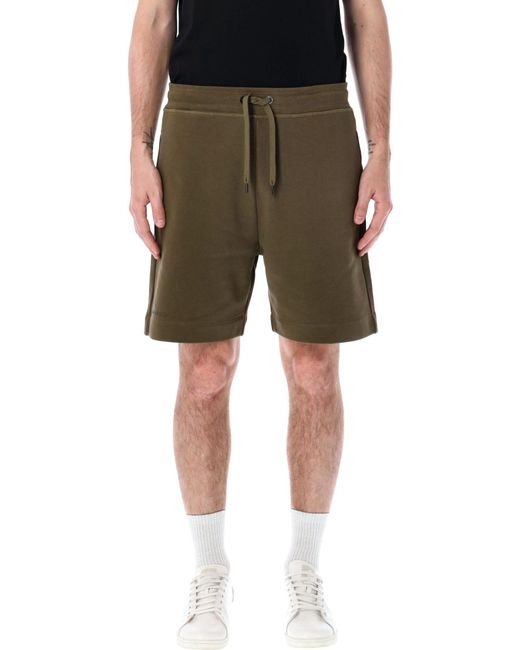 Canada Goose Green Cg Huron Shorts for men