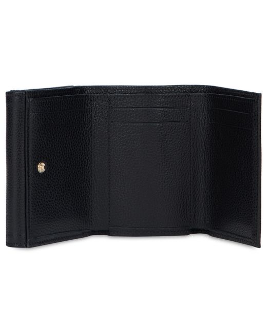 Longchamp Black Leather Wallet & Purses