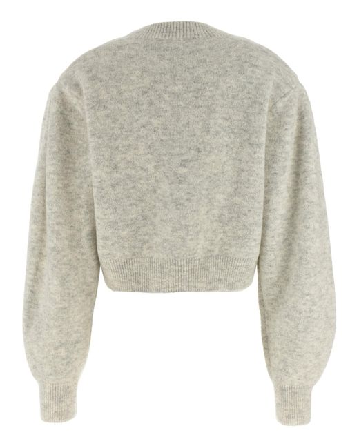 ROTATE BIRGER CHRISTENSEN Multicolor 'Knit Puffsleeve' Cardigan