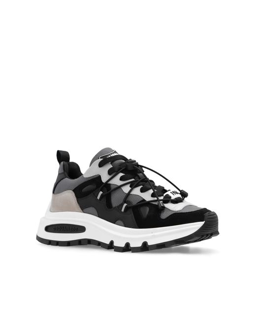 DSquared² Black Run Ds2 Sneakers