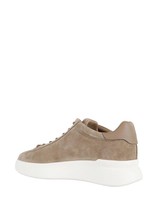 Hogan Brown H580 Lace-Up Sneakers With Suede And Smooth Leather Accents for men