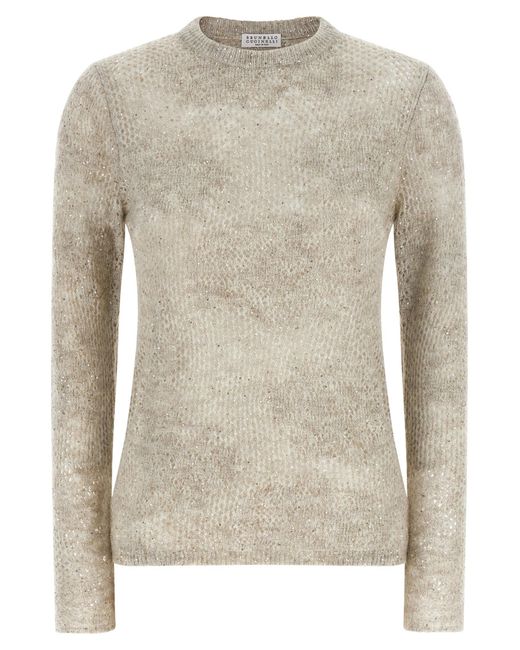 Brunello Cucinelli Natural Nylon Cardigan Clothing