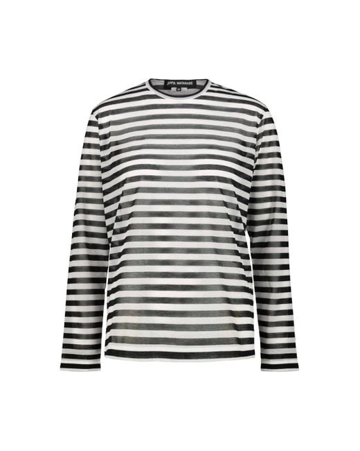Junya Watanabe Black Striped T-Shirt