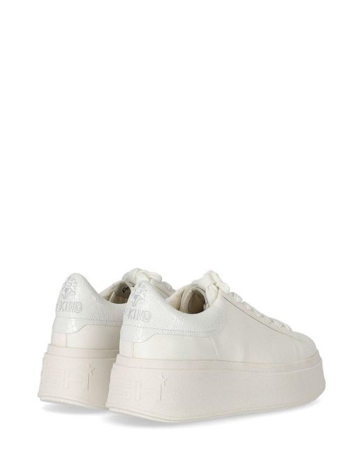 Ash White Moby Low-top Chunky Sneakers