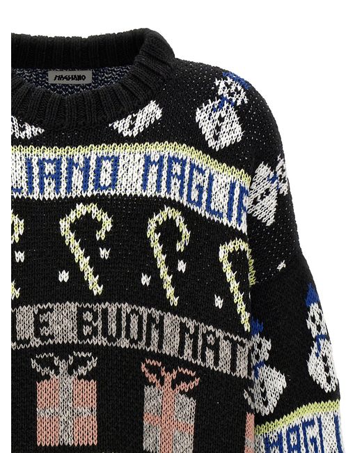Magliano Black Buone Feste Sweater for men