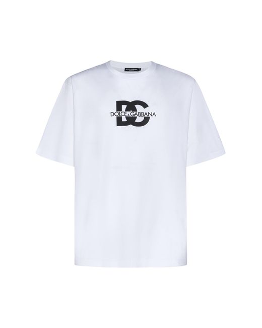 Dolce & Gabbana White T-shirts And Polos for men