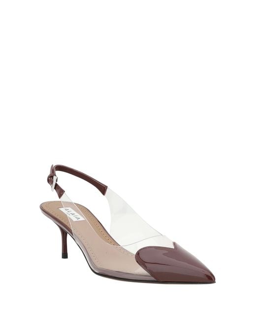 Alaïa White Pumps Le Coeur Calf Leather