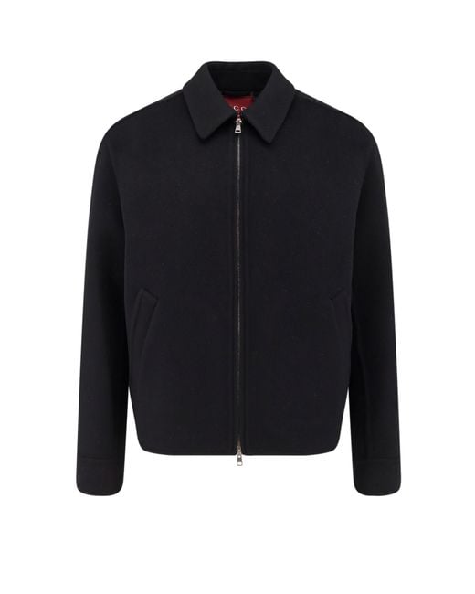 Gucci Blue Wool Jacket for men