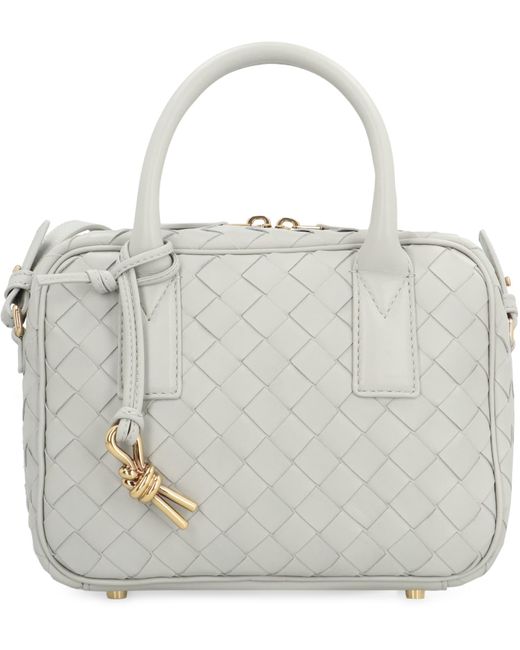 Bottega Veneta Gray Getaway Leather Handbag