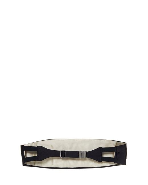 Tom Ford White Cummerbund Silk Accessory for men