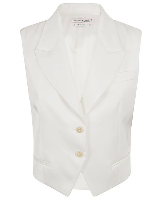 Alexander McQueen White Jacket