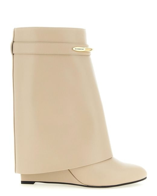 Givenchy Natural Solid Pointed Toe Boots