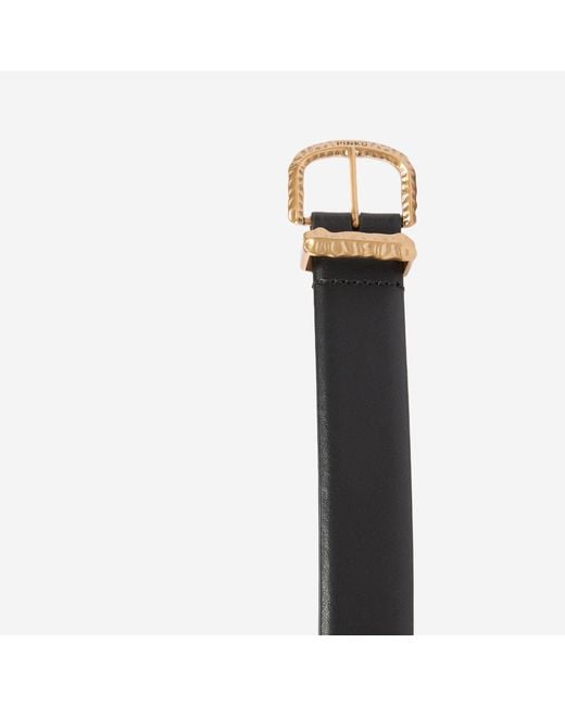 Pinko Black Leather Belt