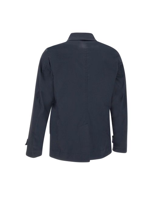 Moorer Blue Scarp-Arqua Jacket for men