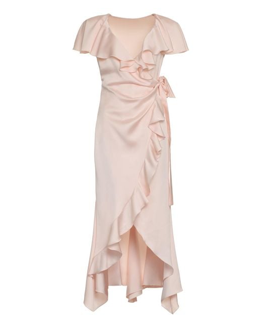 Philosophy Di Lorenzo Serafini Pink Wrap-Dress