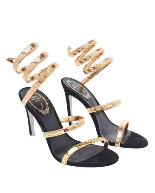Rene Caovilla Metallic Renã Caovilla Juniper Pump Sandals