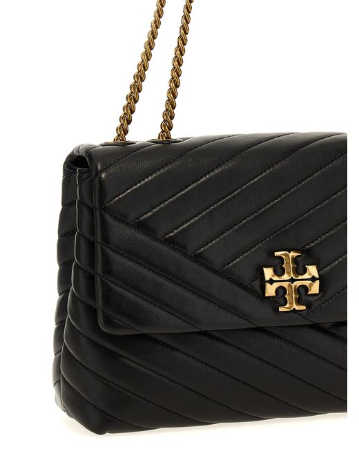 Tory Burch Black Kira Chevron Convertible Crossbody Bags