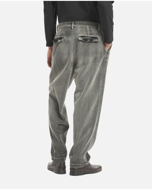 Barena Gray Canasta Olsar Pants for men