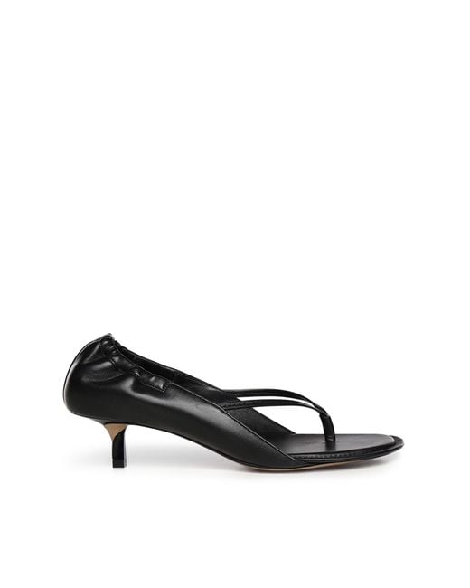 Jacquemus Black Sandals Lambskin