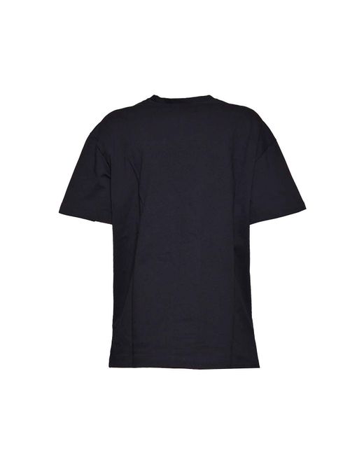 Jil Sander Black Fringed-brooch Drop Shoulder T-shirt