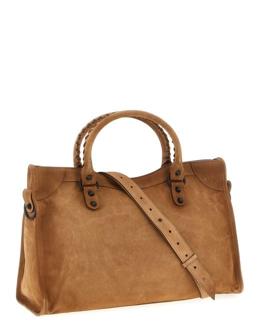 Balenciaga Brown Le City Bag M Handbag