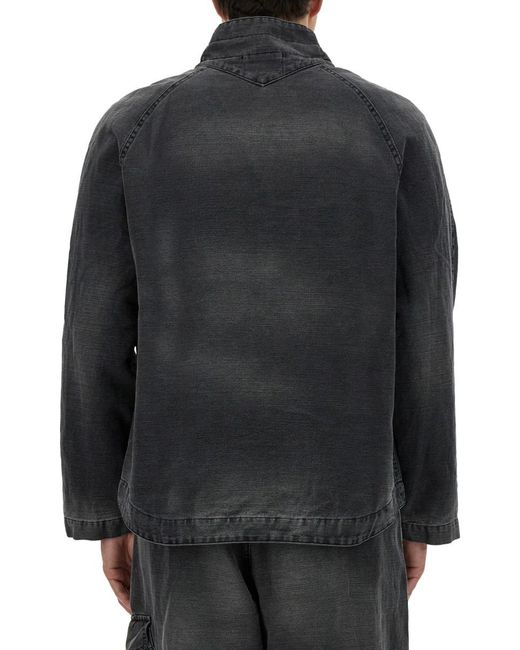 YMC Black Erkin Jacket Cotton for men
