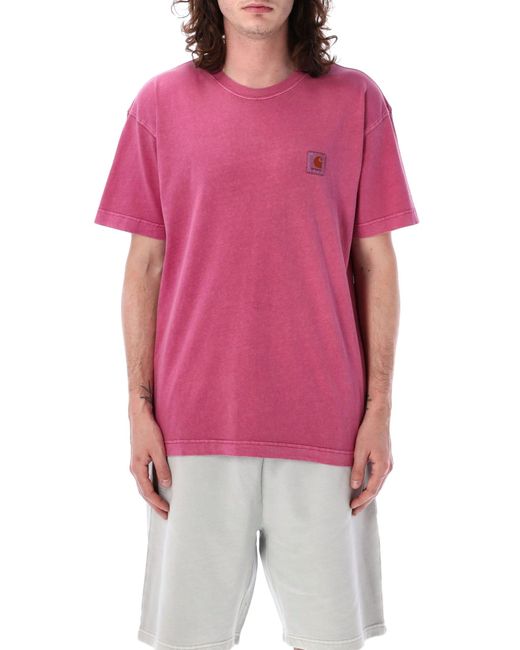 Carhartt Red S/S Nelson T-Shirt for men