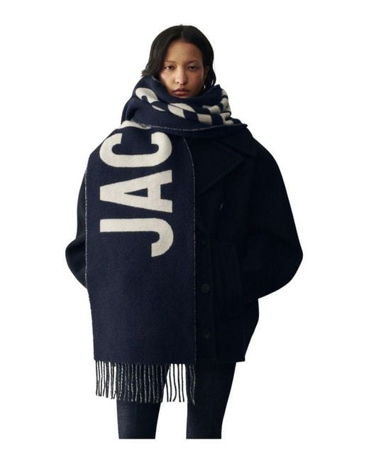 Jacquemus Blue Scarf Wool Accessories