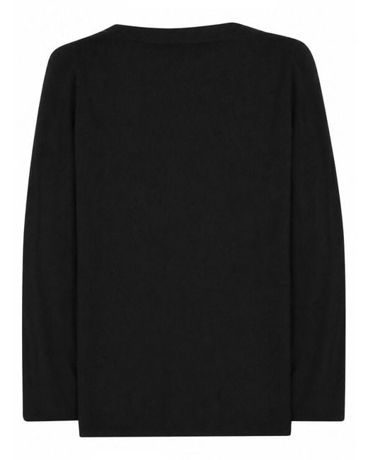 P.A.R.O.S.H. Black Jumper Babylon Linen Blend Jumpers