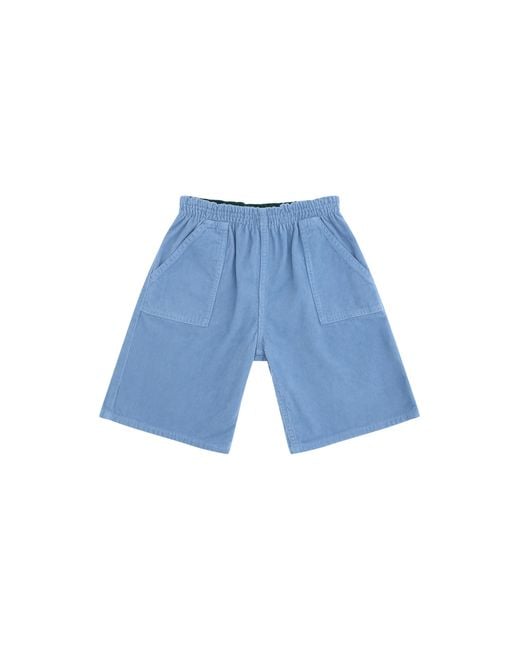 Gucci Blue Corduroy Shorts For Boy Cotton Bermuda for men