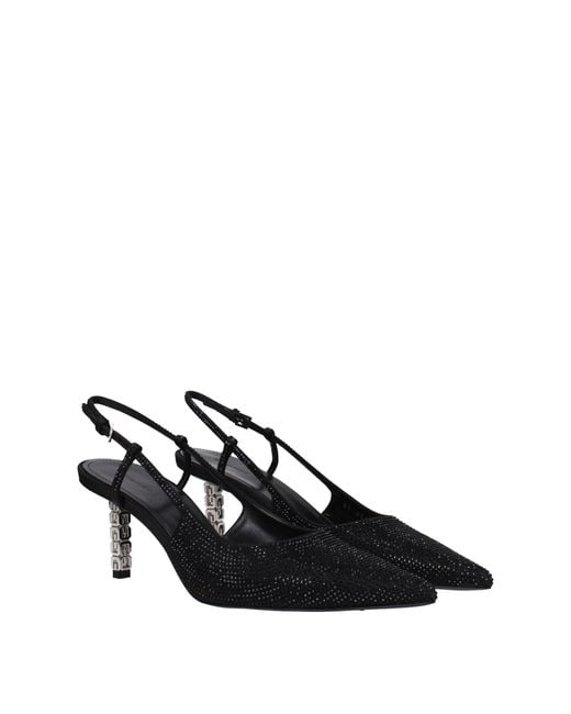 Givenchy Black Fabric High Heel Pumps